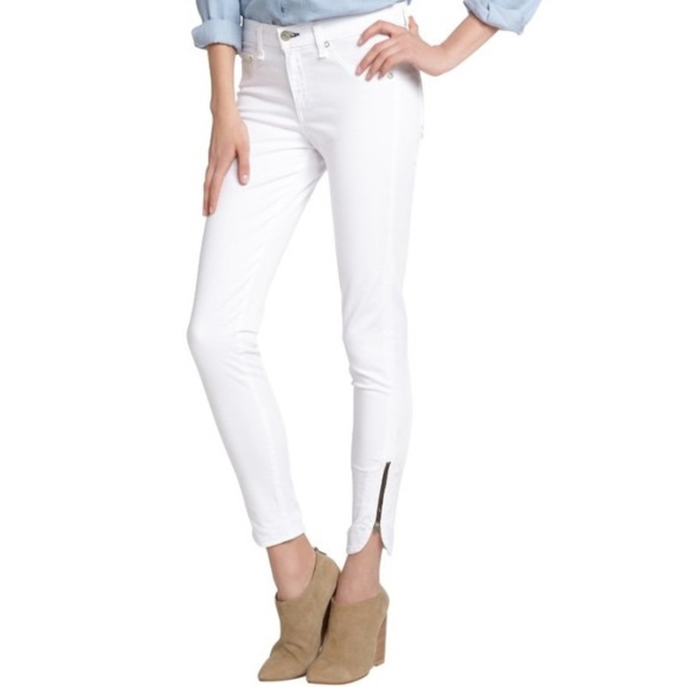 Rag and bone skinny stretch white jeans 🔥